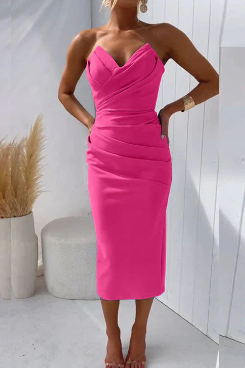 Valmere™ | Florence Backless Midi Dress