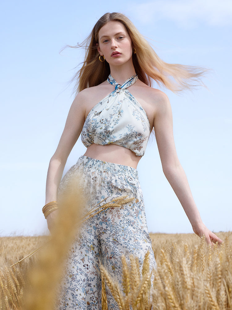 Valmere™ | 90 Square Printed 14 Momme Mulberry Silk Scarf