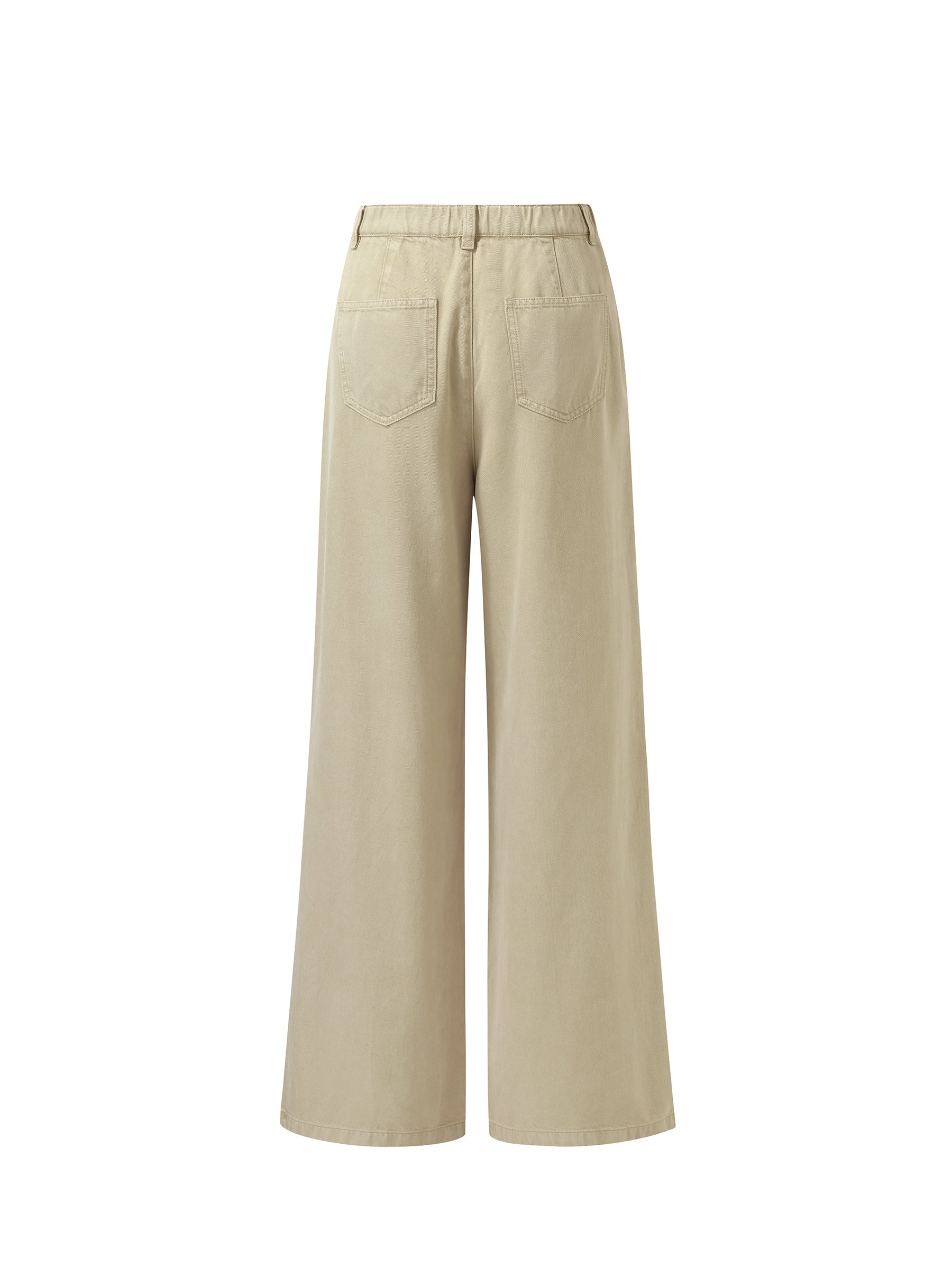 Denim High-Waisted Women Straight Palazzo Jeans