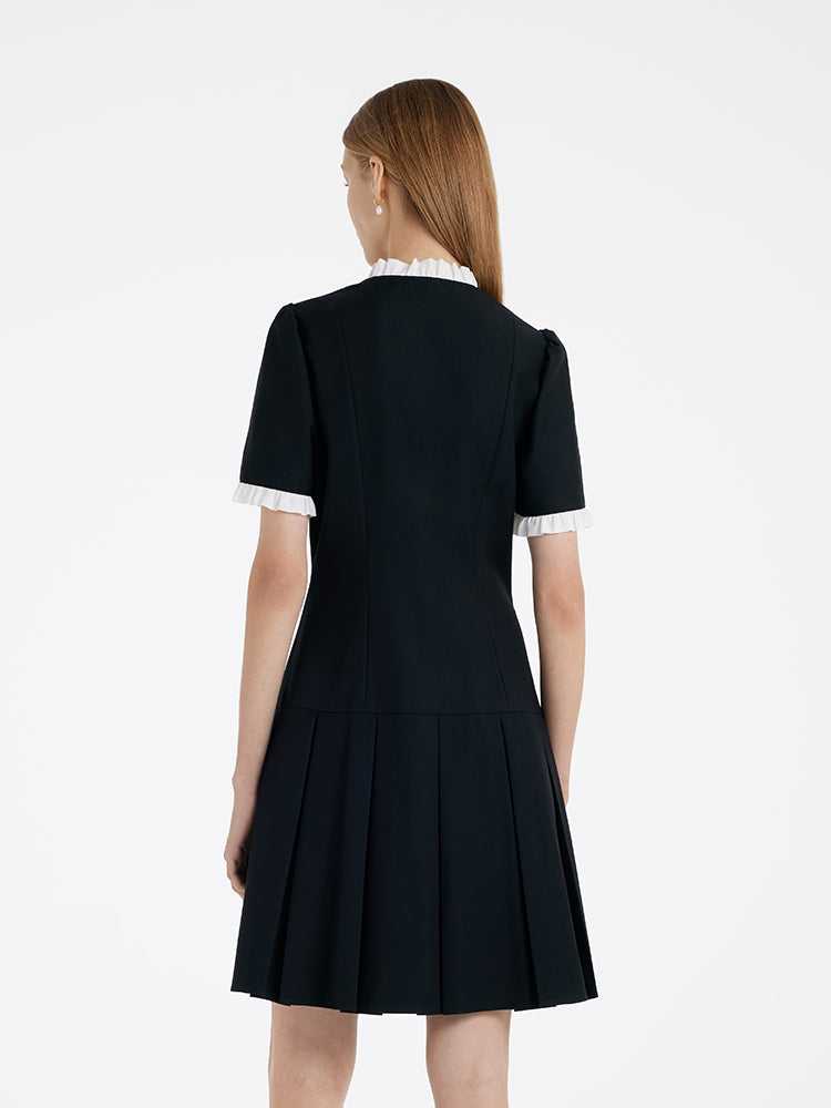 Valmere™ | Ruffle Trim Mini Dress