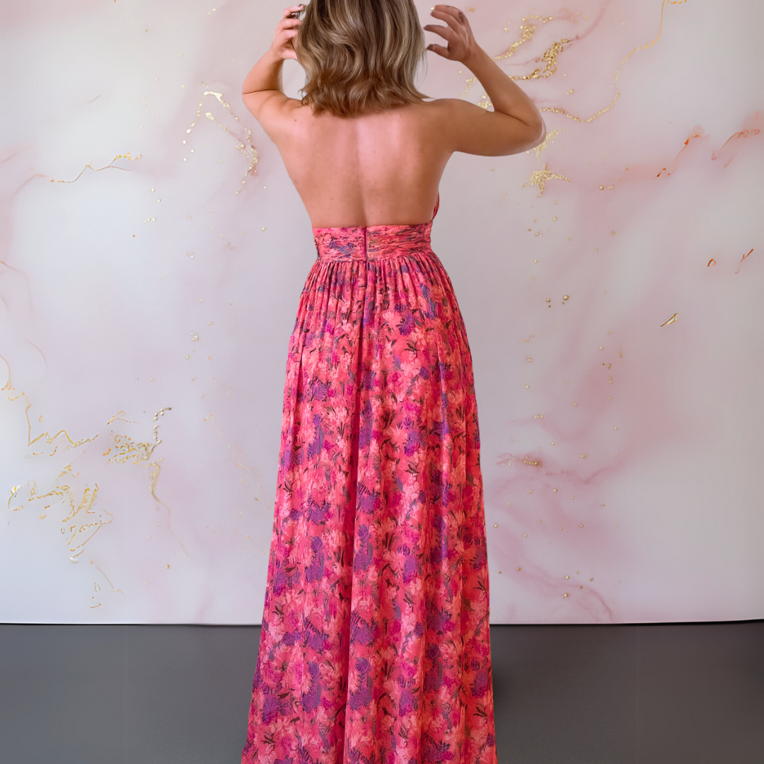 Valmere™ | Vera Elegant Dress with Floral Print