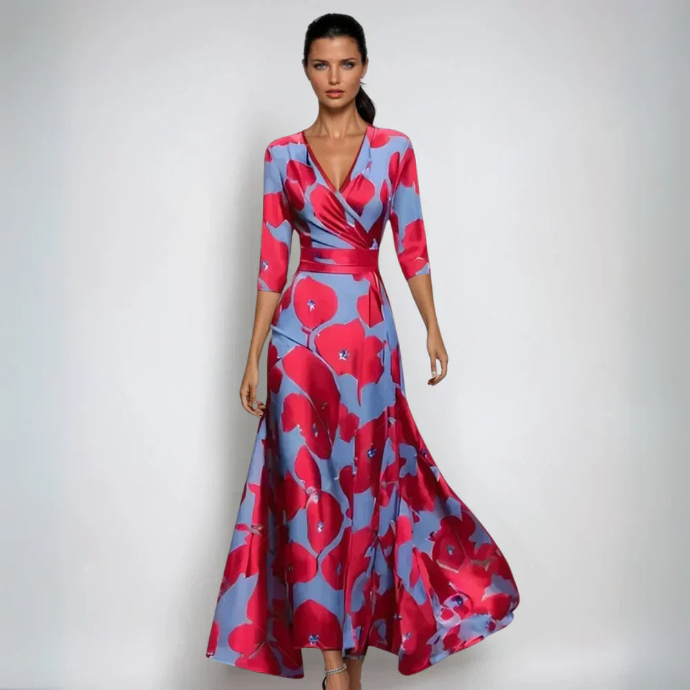 Valmere™ | Chloe Elegant Floral Dress
