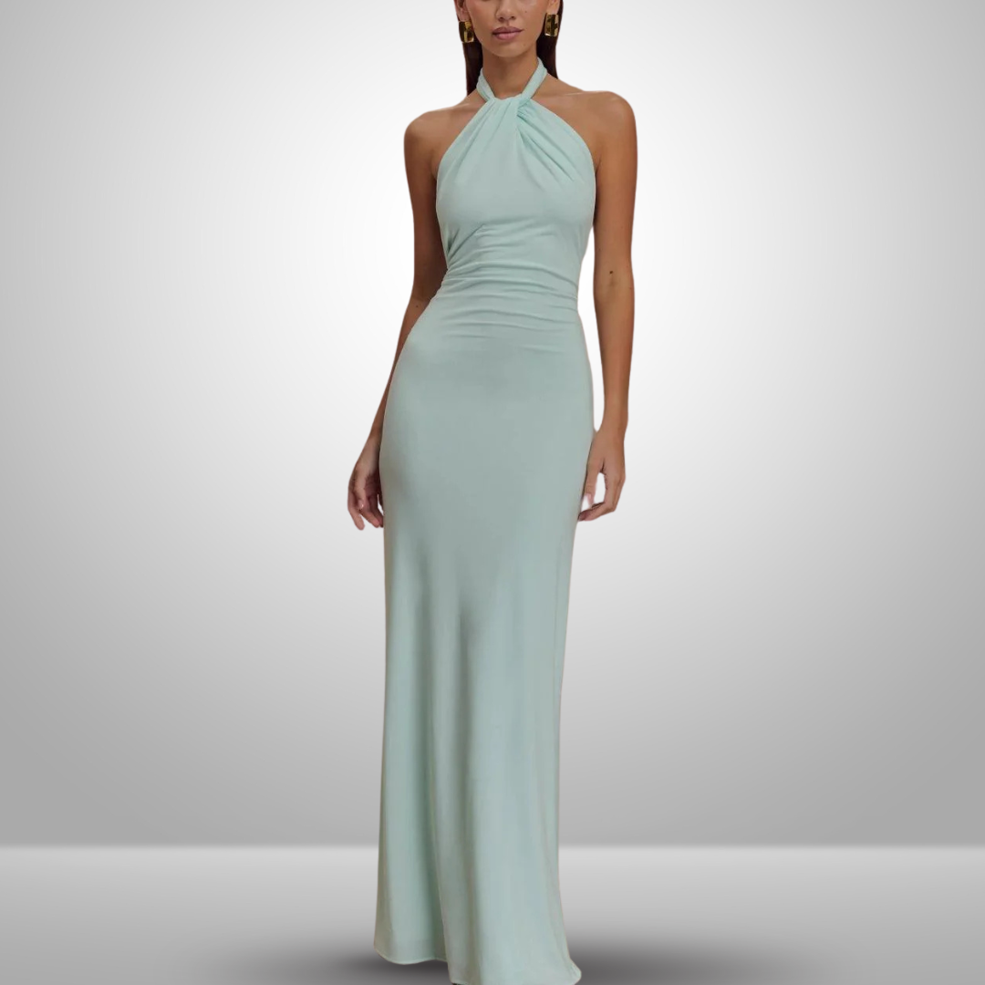 Selene™ | Maxi Dress with American Neckline
