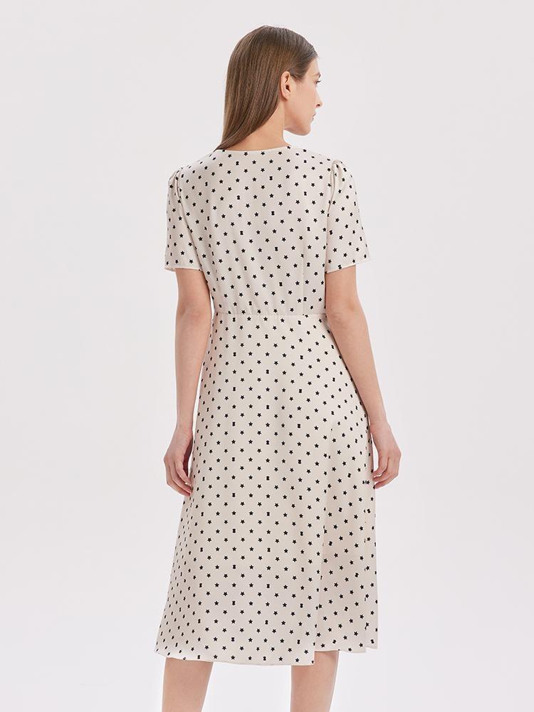 Valmere™ | Polka Dot Midi Dress