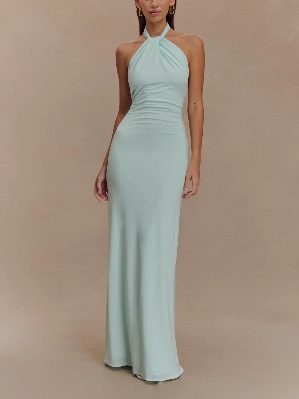 Selene™ | Maxi Dress with American Neckline