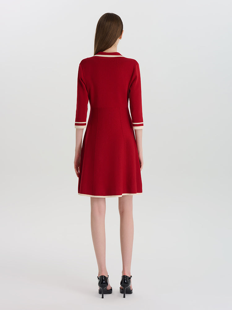 Valmere™ | V-Neck Mini Dress