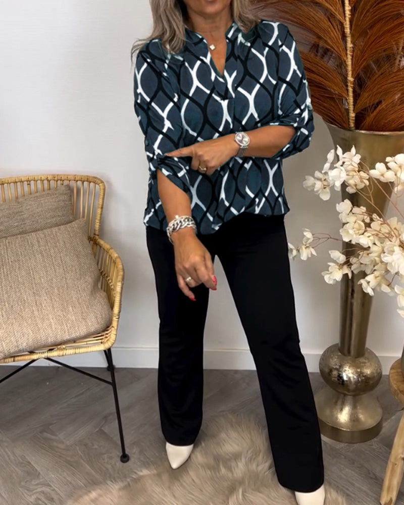 Valmere™ | Aria Blouse with Graphic Print