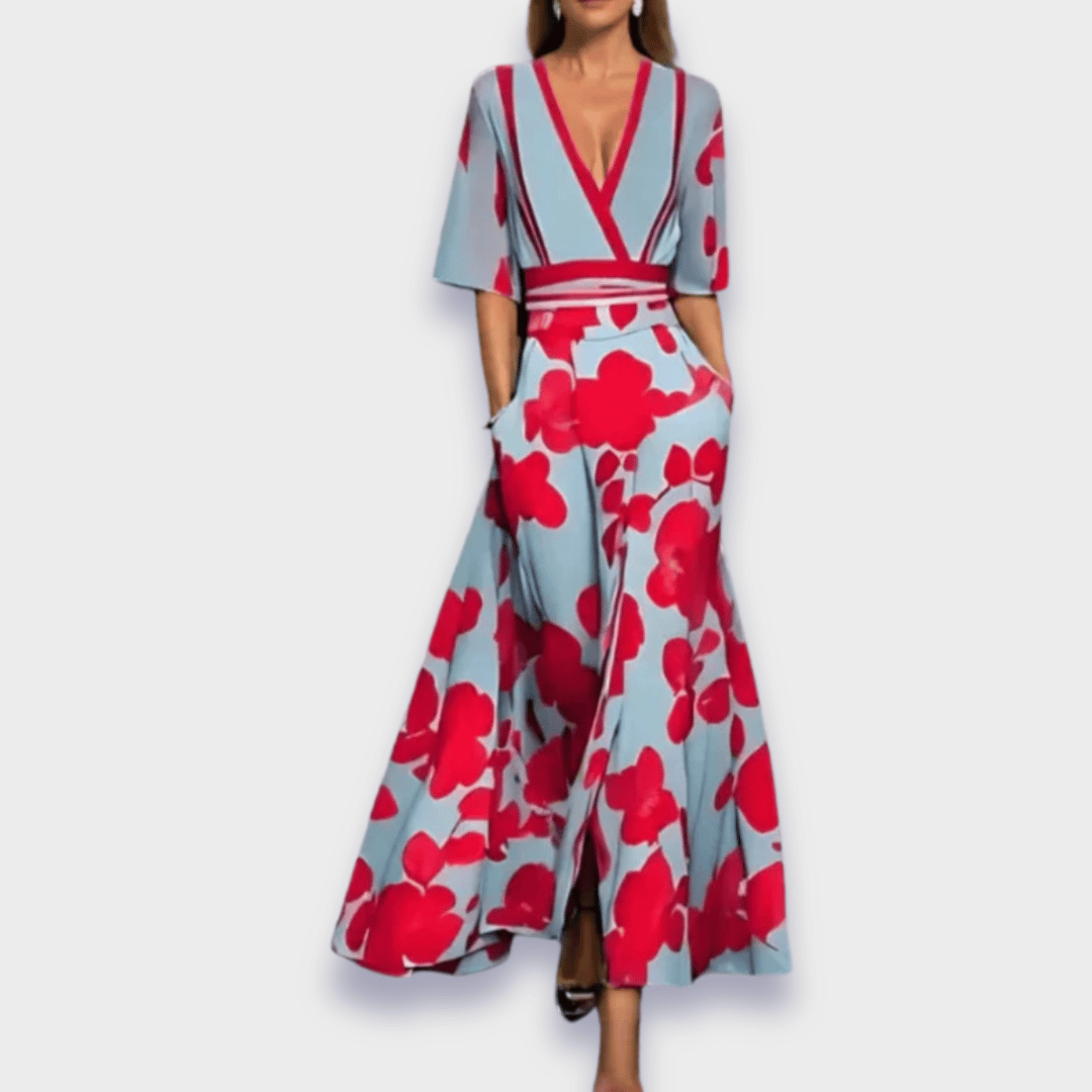 Valmere™ | Chloe Elegant Floral Dress