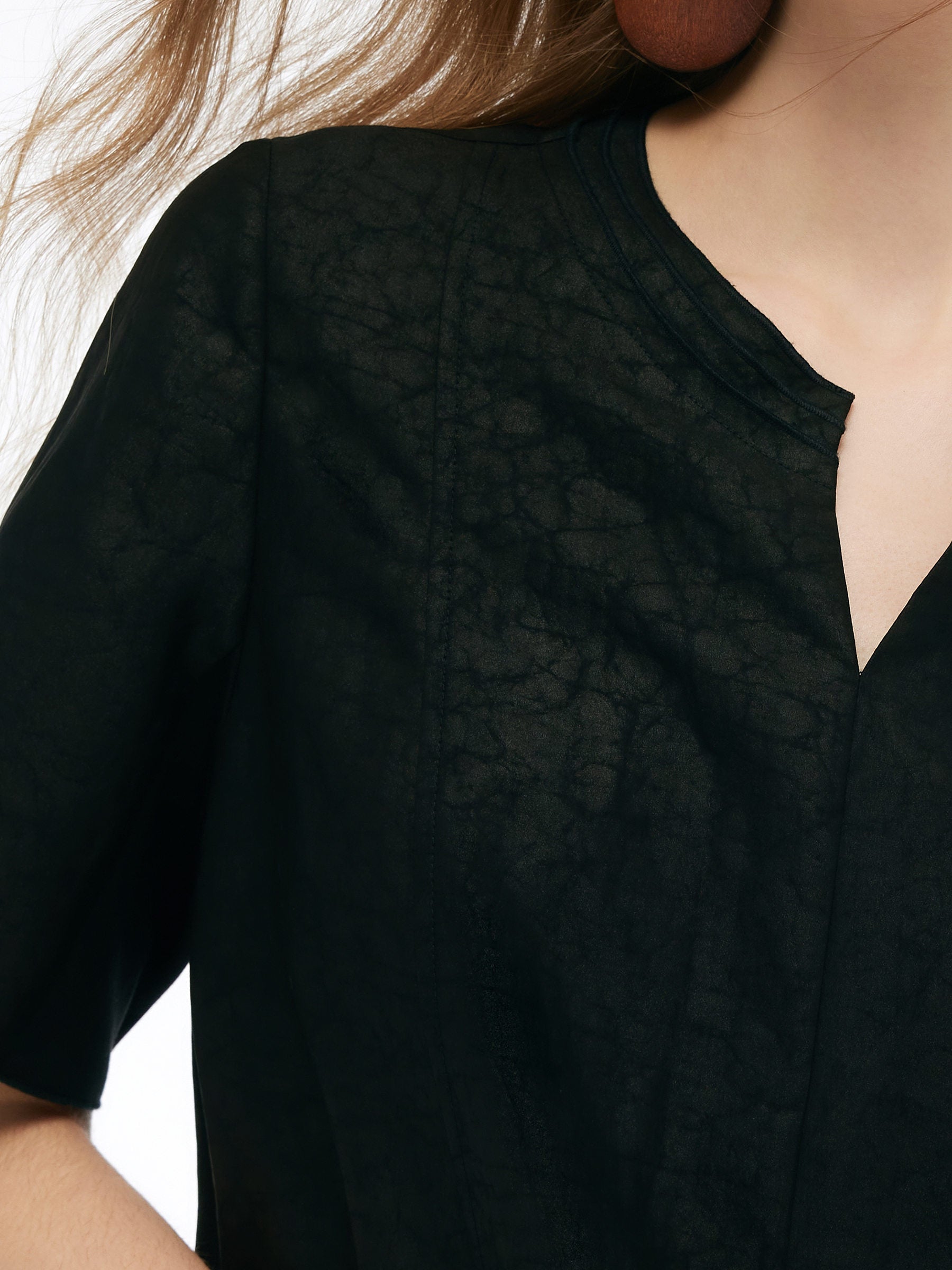 Valmere™ | 18MM Silk Pockets Midi Dress