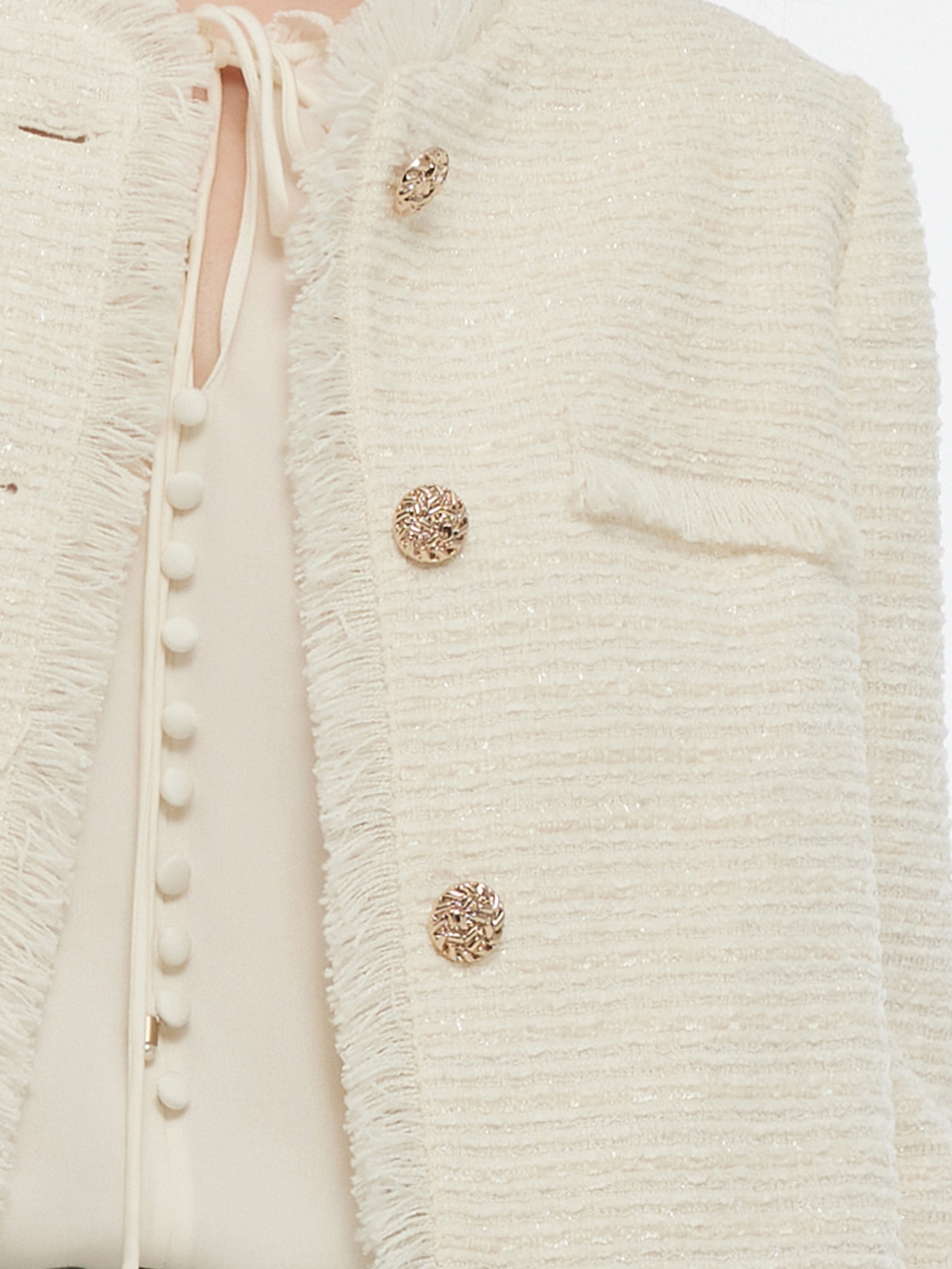 Valmere™ | Collarless Crop Jacket