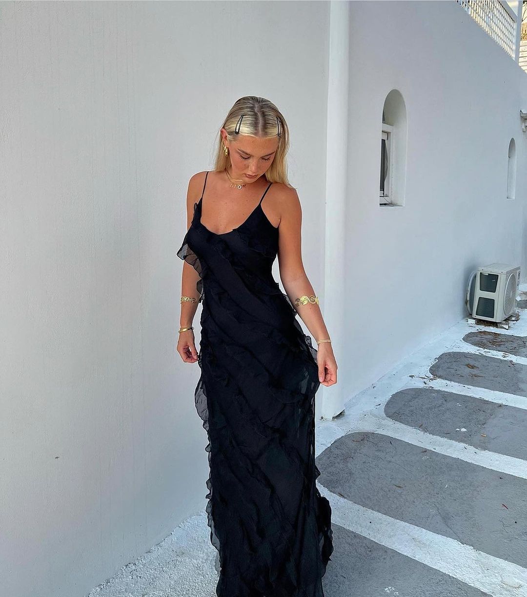 Valmere™ | Aliza Ruffled Maxi Dress