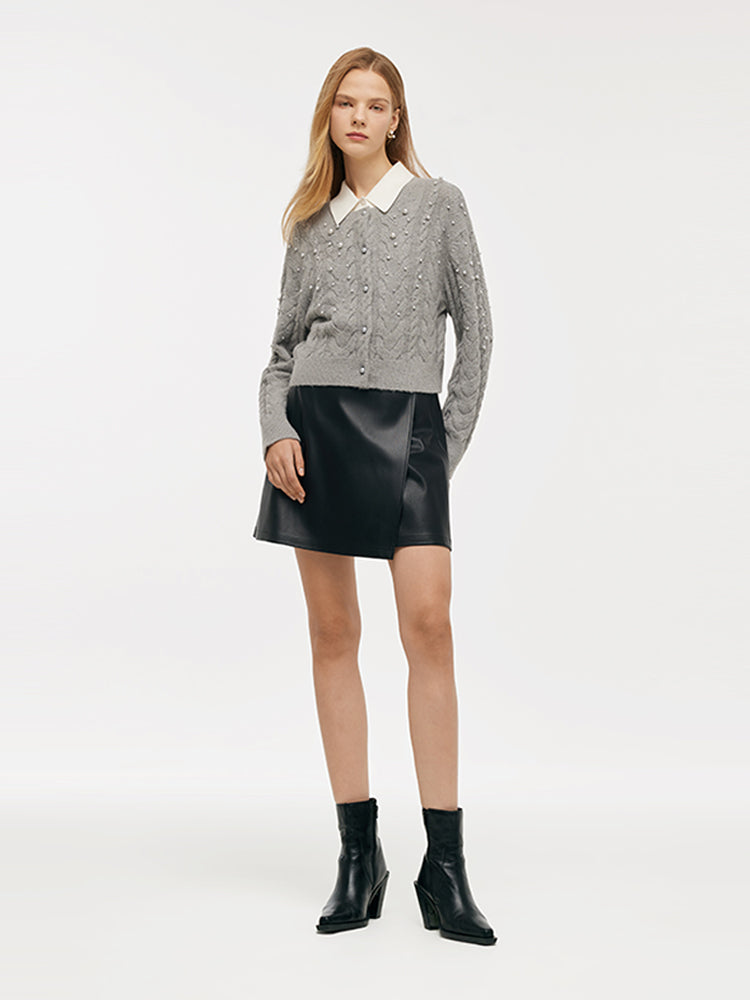 Valmere™ | Mohair Blend Pearl Cardigan