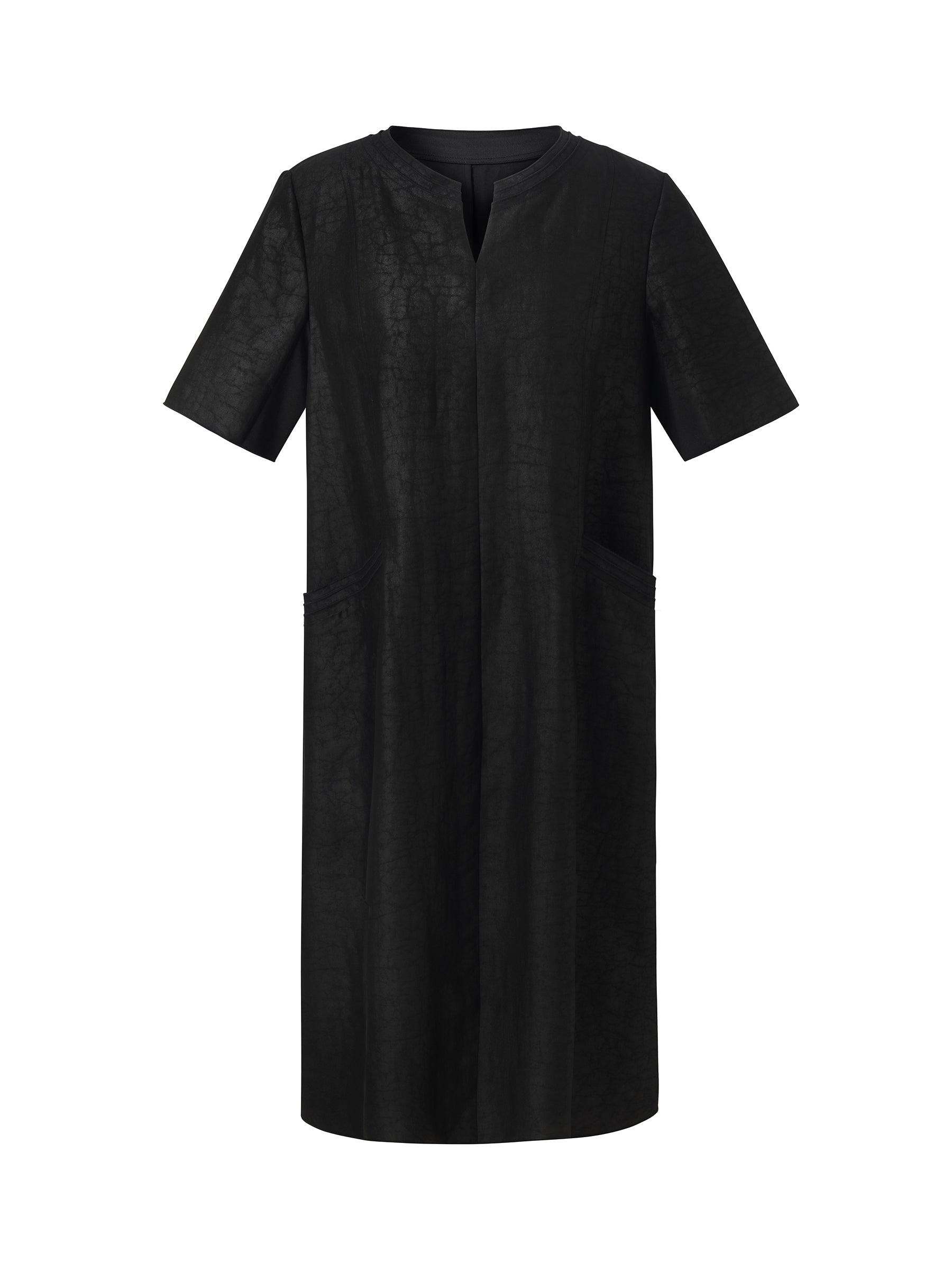 Valmere™ | 18MM Silk Pockets Midi Dress