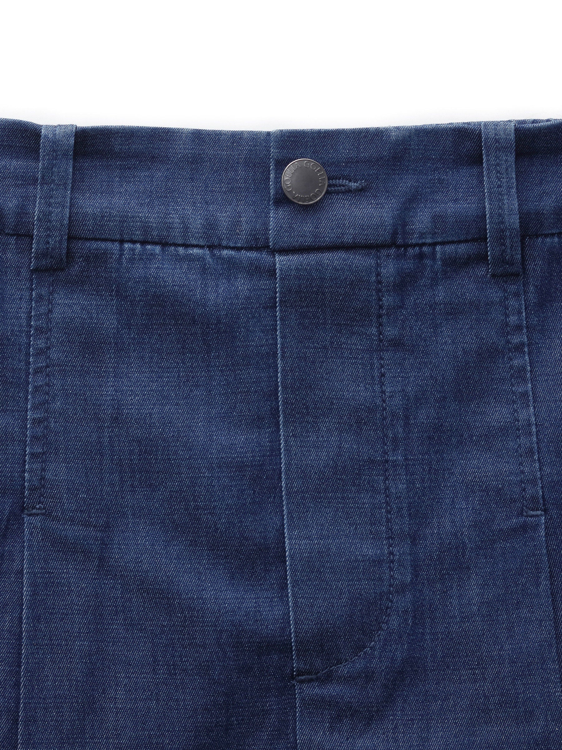 Valmere™ | Denim Pleated Culottes