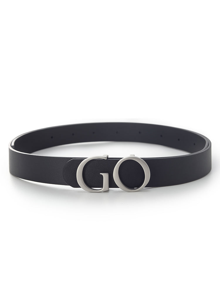 Valmere™ | GO Letter Middle Size Women Leather Belt