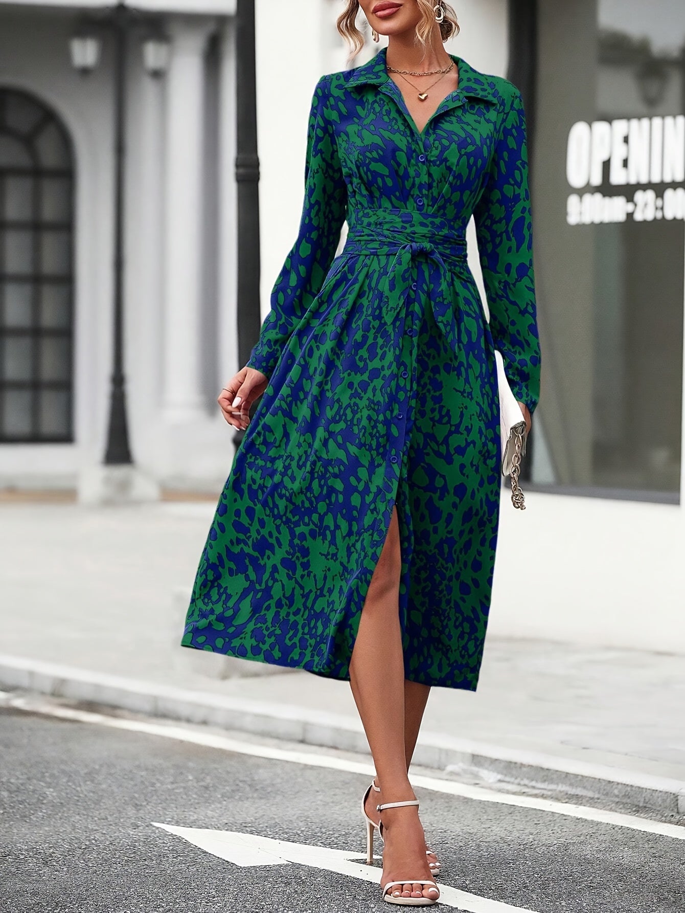 Valmere™ | Valentina Elegant Shirt Dress