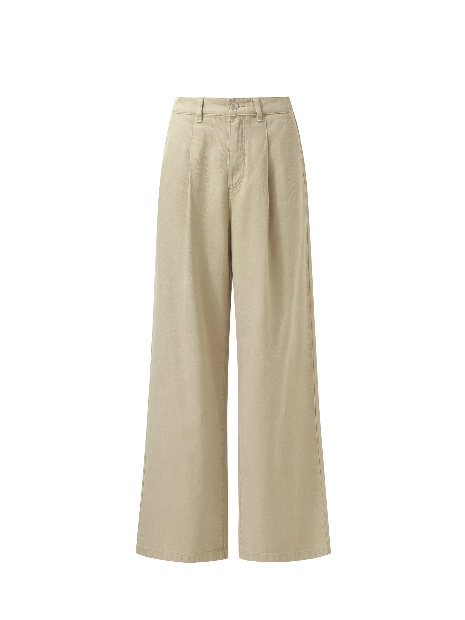 Denim High-Waisted Women Straight Palazzo Jeans