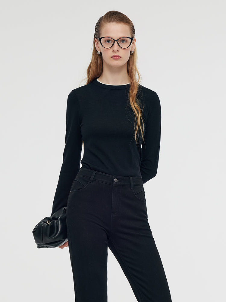 Valmere™ | Machine Washable Wool Knit Top
