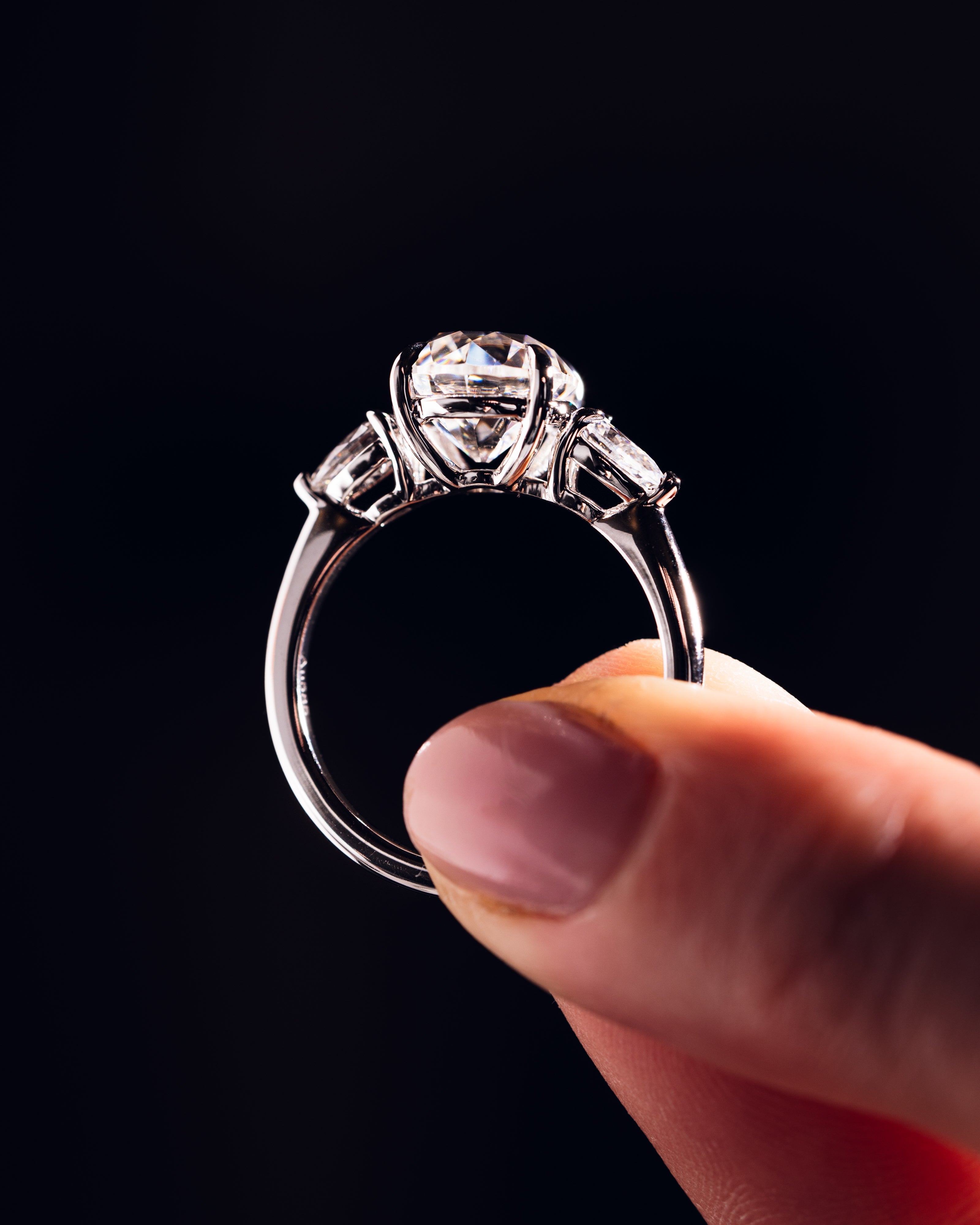 Nicola - Round & Pear | Silver
