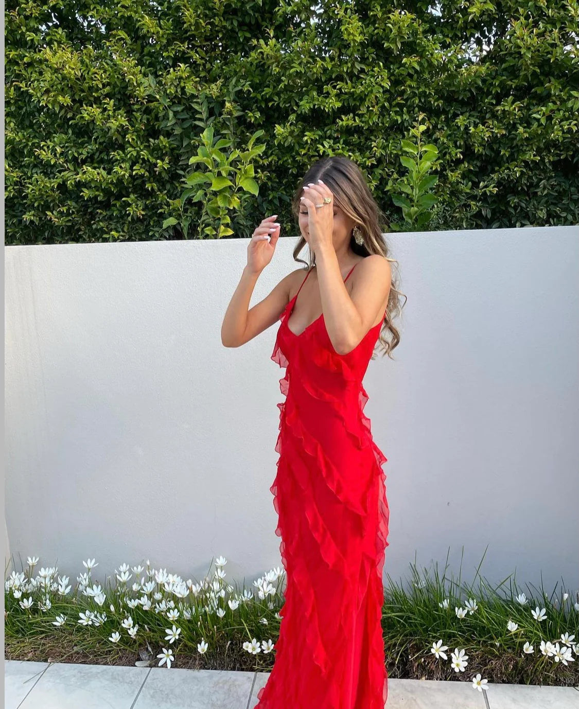 Valmere™ | Aliza Ruffled Maxi Dress