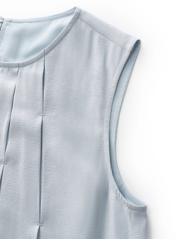 Valmere™ | Acetate A-Line Midi Dress
