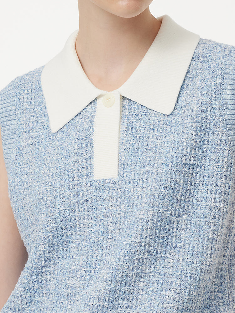Valmere™ | Knit Polo Tank Top