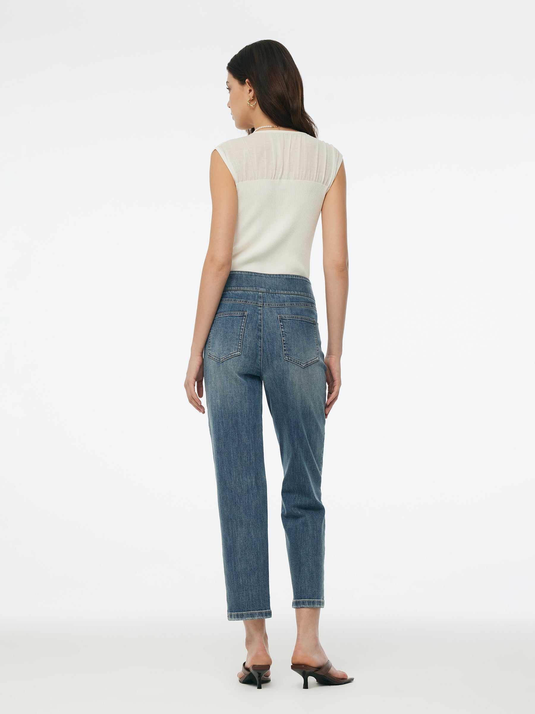 Denim Women Ankle Length Tapered Jeans