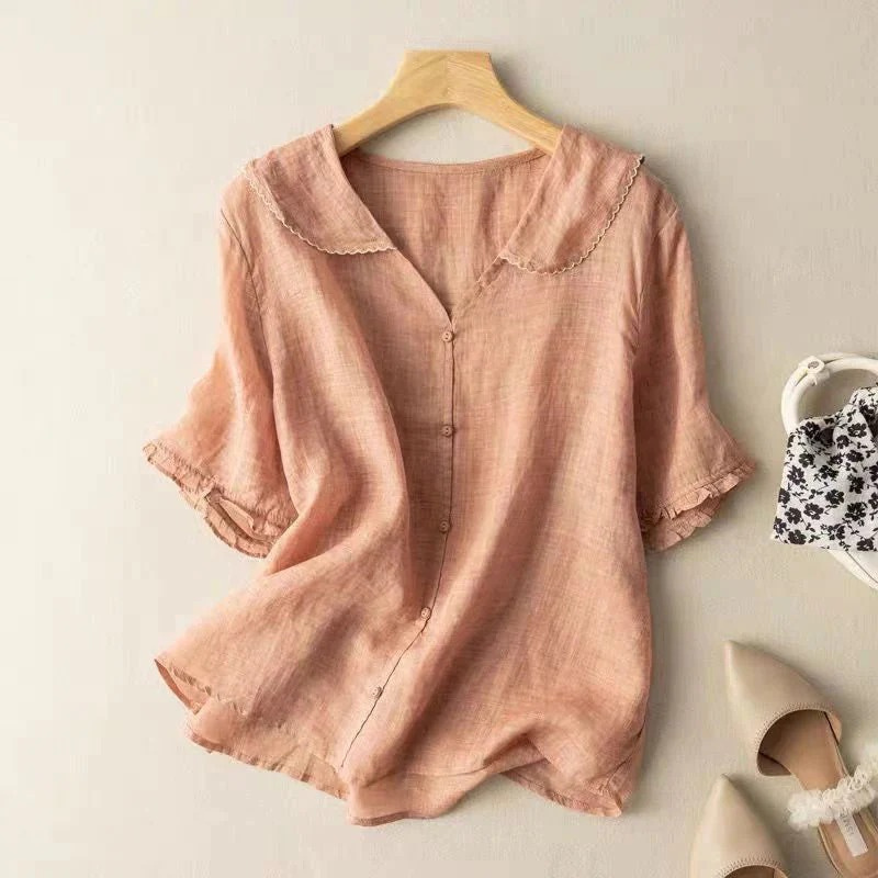 Valmere™ | Soft Linen Blouse