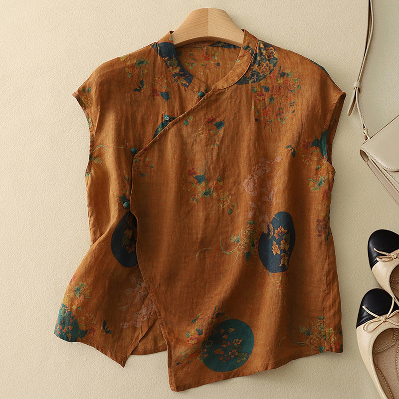 Valmere™ | Elegant Linen Top