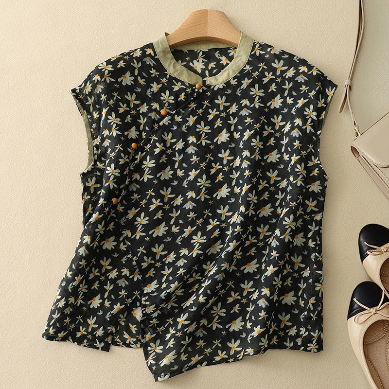 Valmere™ | Elegant Linen Top