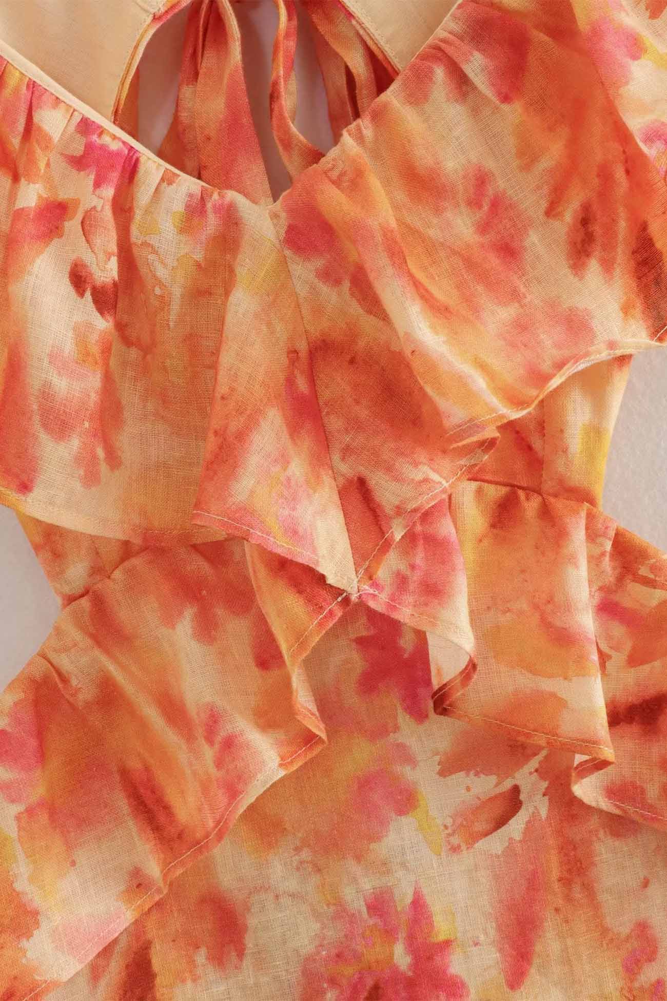 Valmere™ | Floral Ruffle Dress