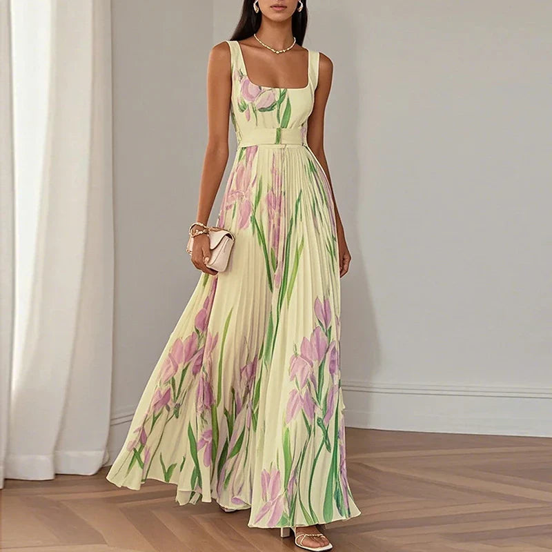 Valmere™ | Isla Elegant Floral Maxi Dress