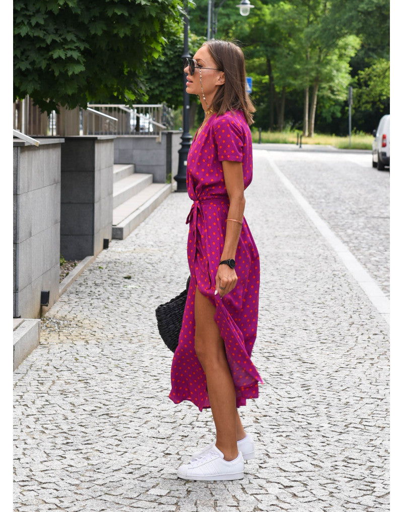 Valmere™ | Yasmine Stylish V-Neck Dress