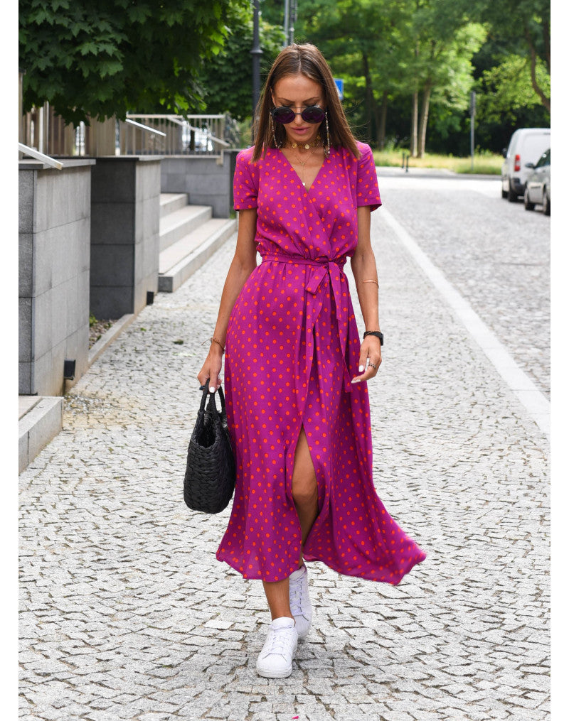 Valmere™ | Yasmine Stylish V-Neck Dress