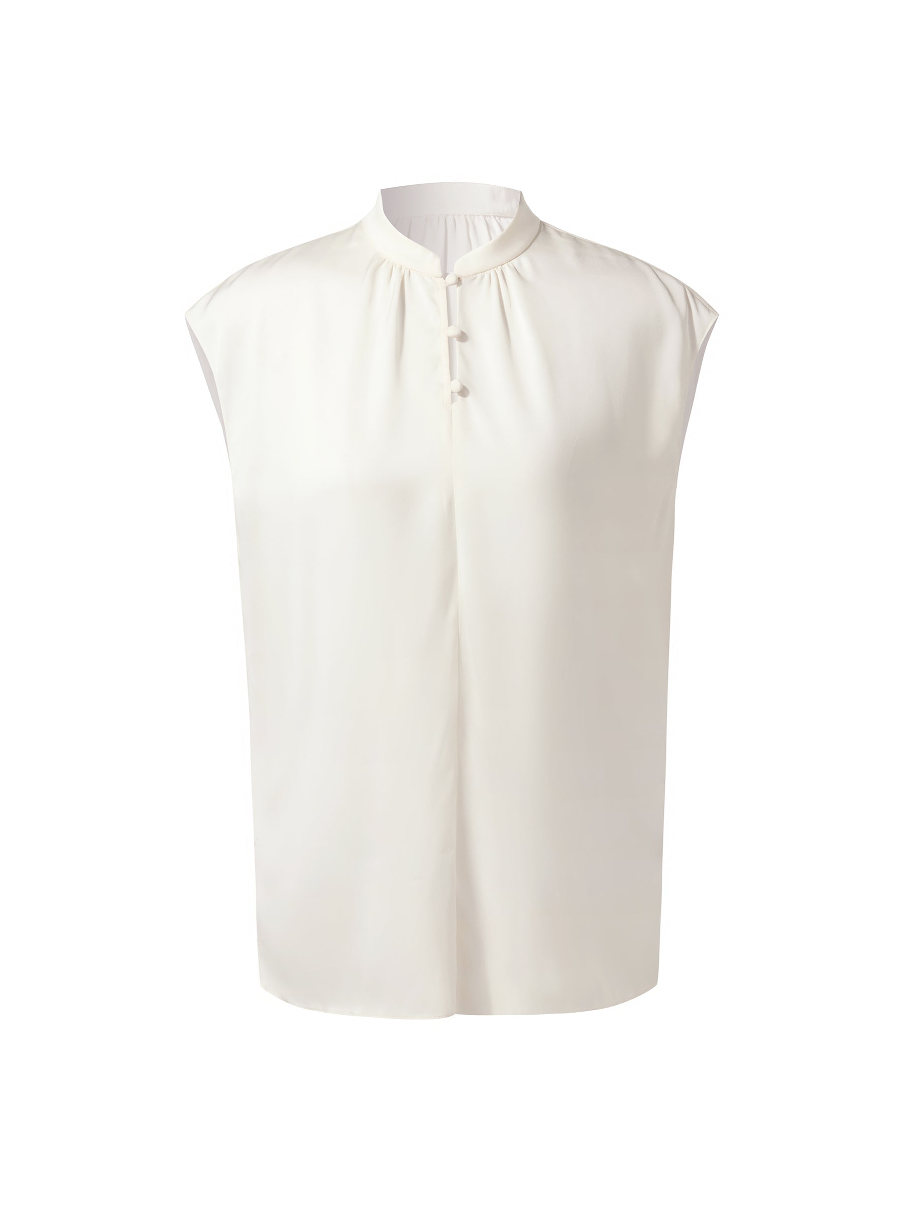 Valmere™ | Silk Cap Sleeve Blouse