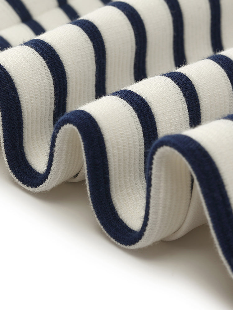 Valmere™ | Cotton Striped Crop Jacket