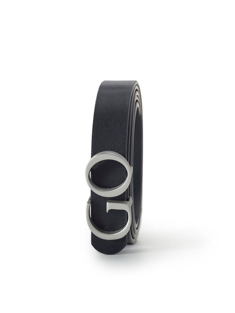 Valmere™ | GO Letter Middle Size Women Leather Belt