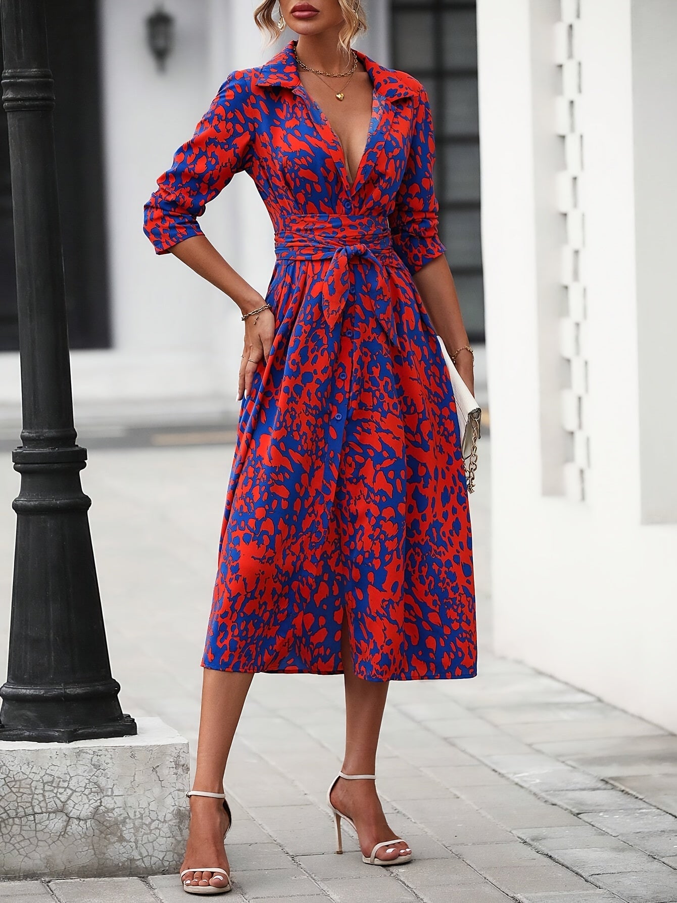 Valmere™ | Valentina Elegant Shirt Dress