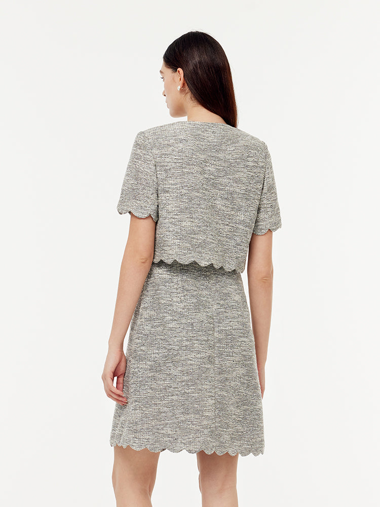 Valmere™ | Faux Two-Piece Mini Dress