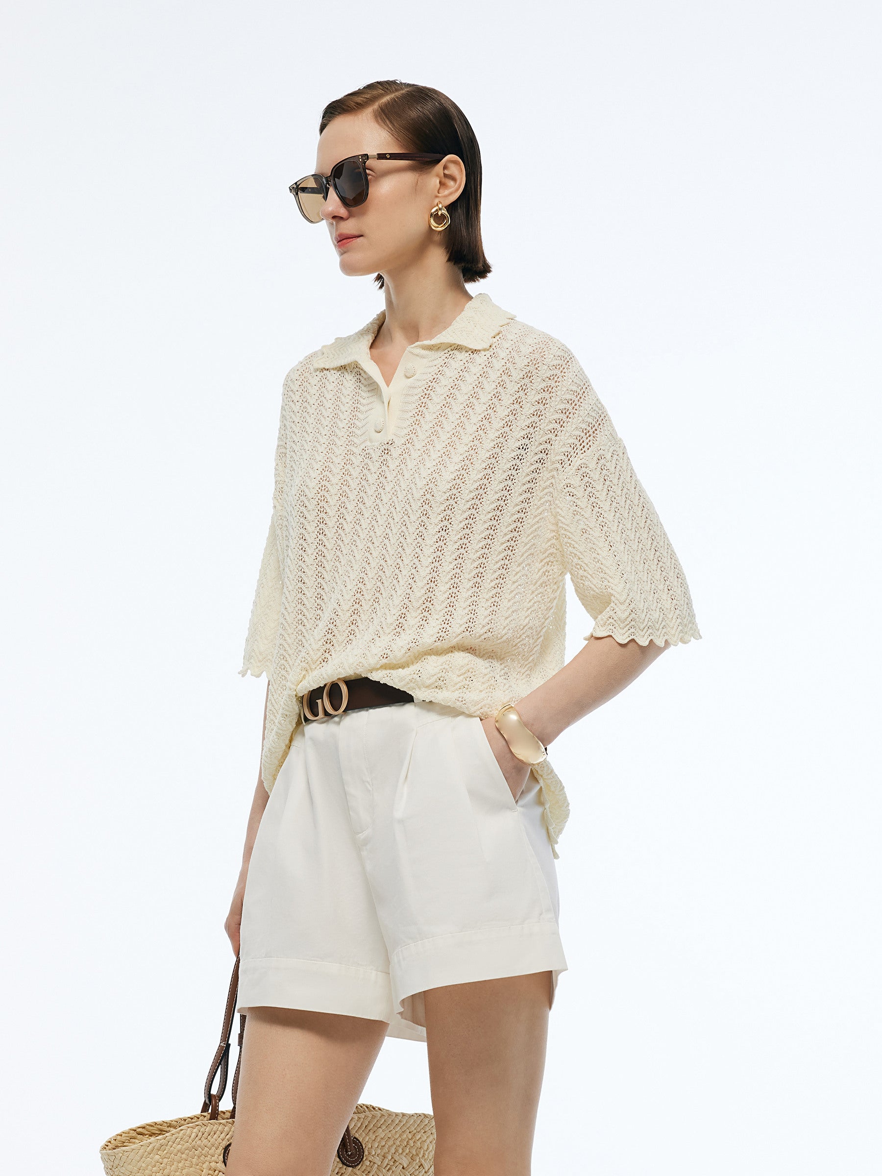 Valmere™ | 100% Cotton Knit Polo Top