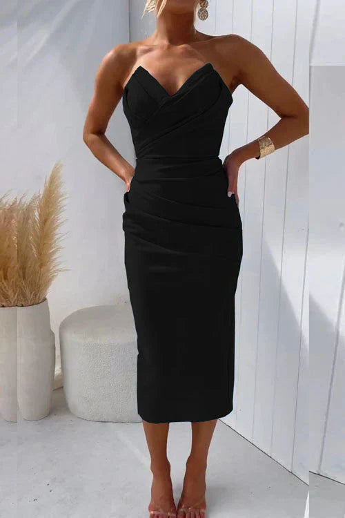 Valmere™ | Florence Backless Midi Dress