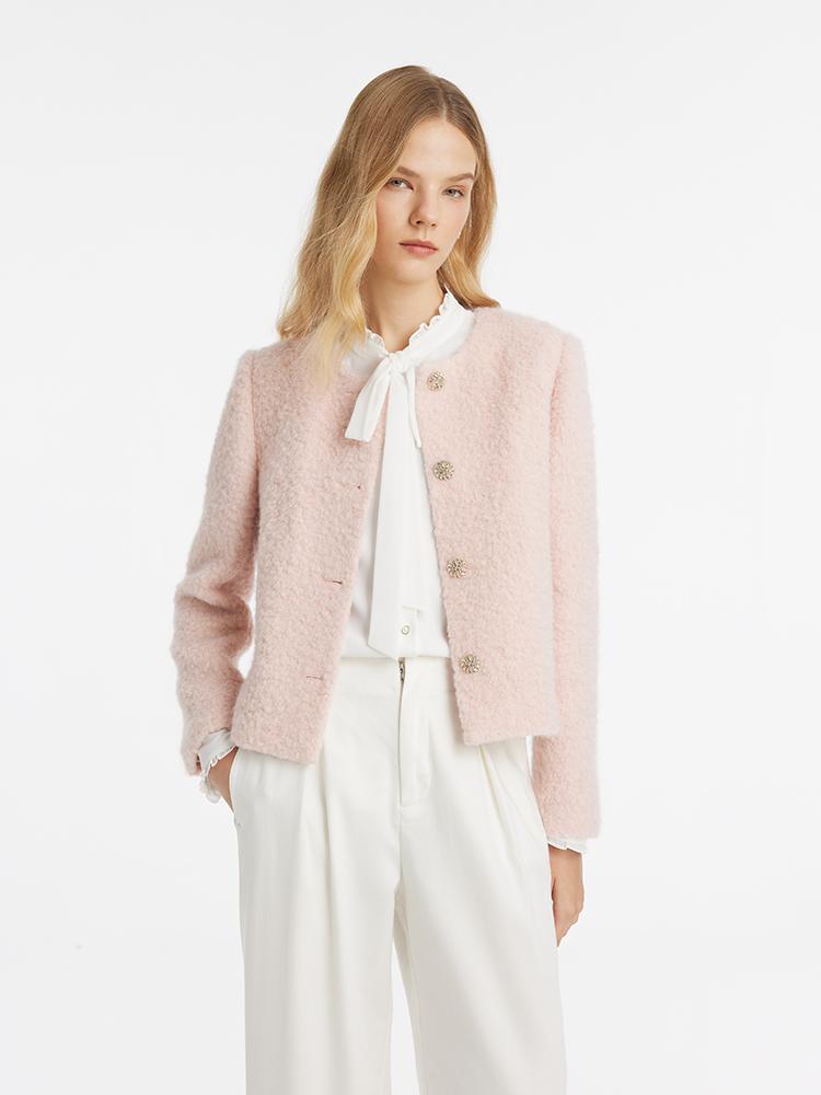 Valmere™ | Wool-Blend Crop Jacket