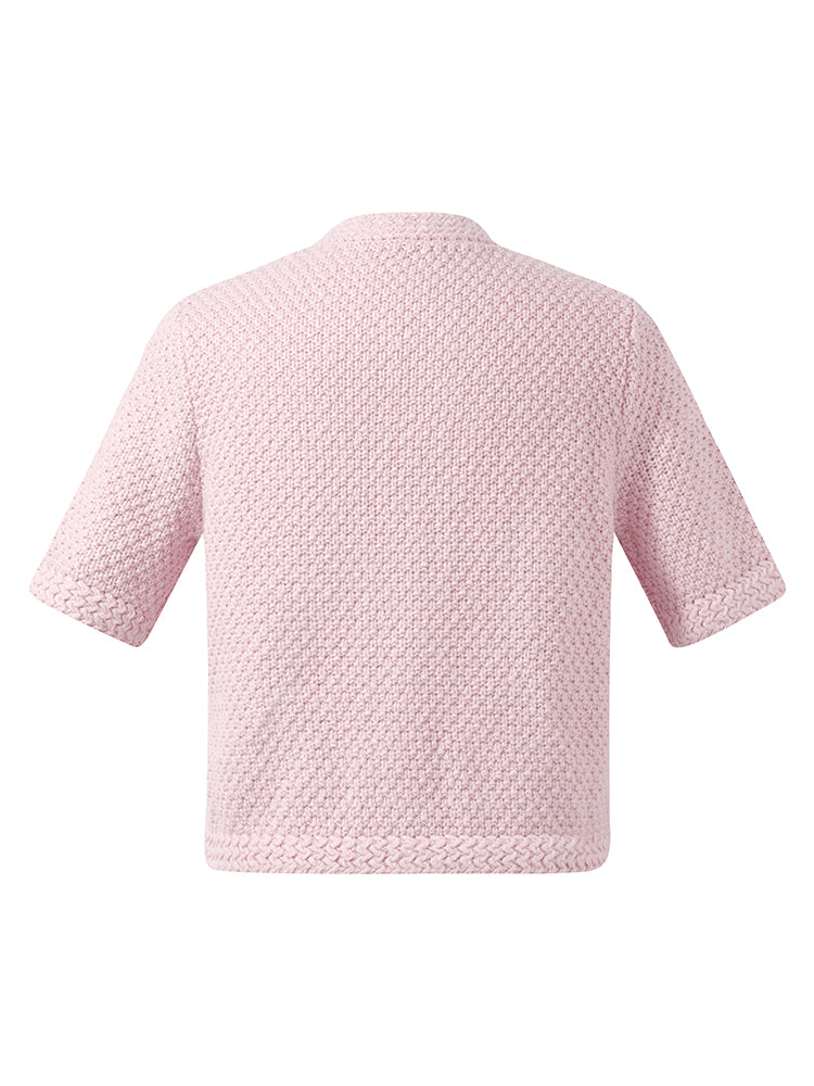 Valmere™ | Round Neck Knitted Women Cardigan