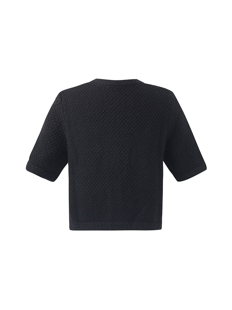 Valmere™ | Round Neck Knitted Women Cardigan