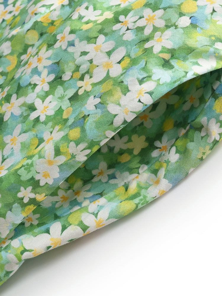 Valmere™ | Cotton Floral Print Maxi Dress