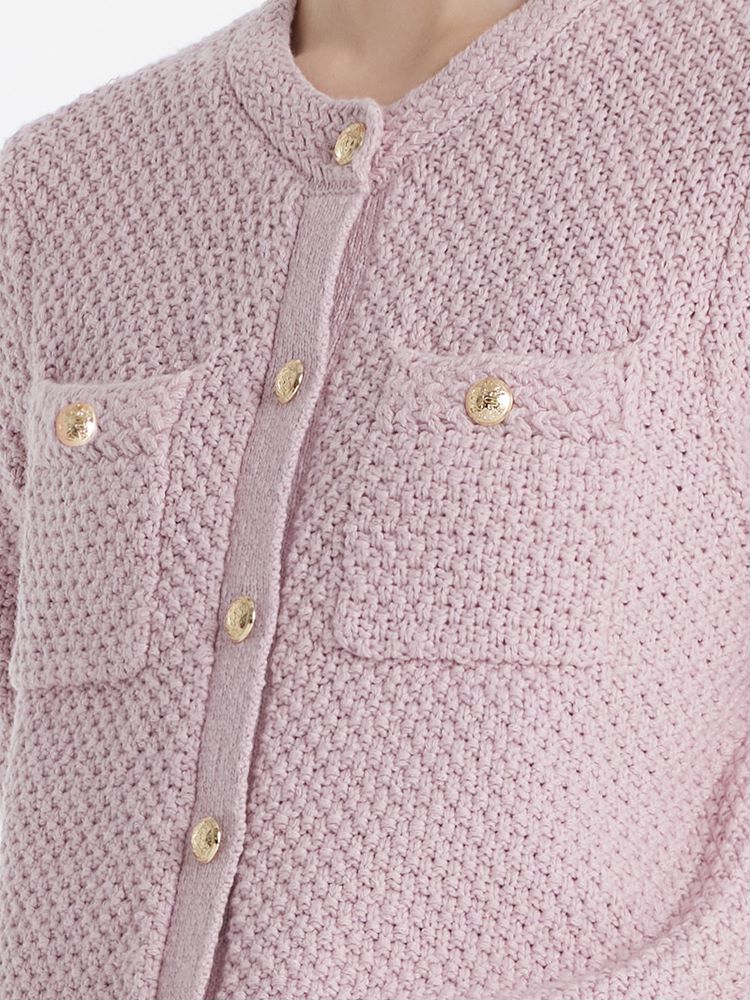 Valmere™ | Round Neck Knitted Women Cardigan