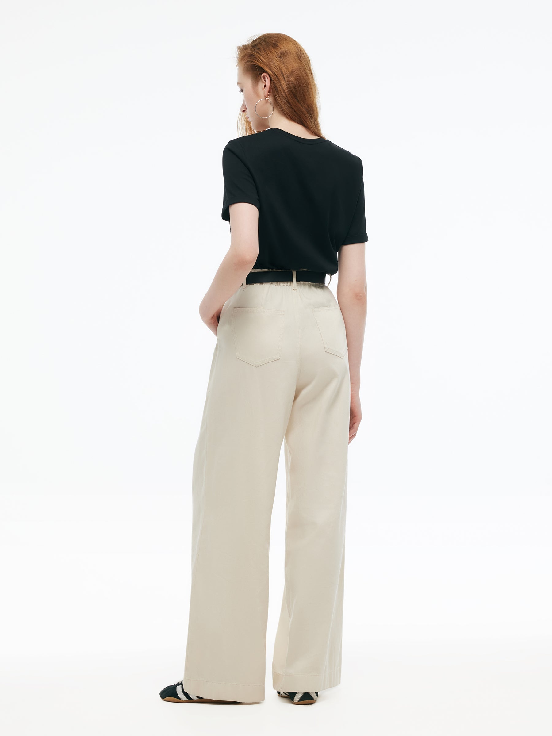 Valmere™ | Adjustable Waist Wide Leg Jeans