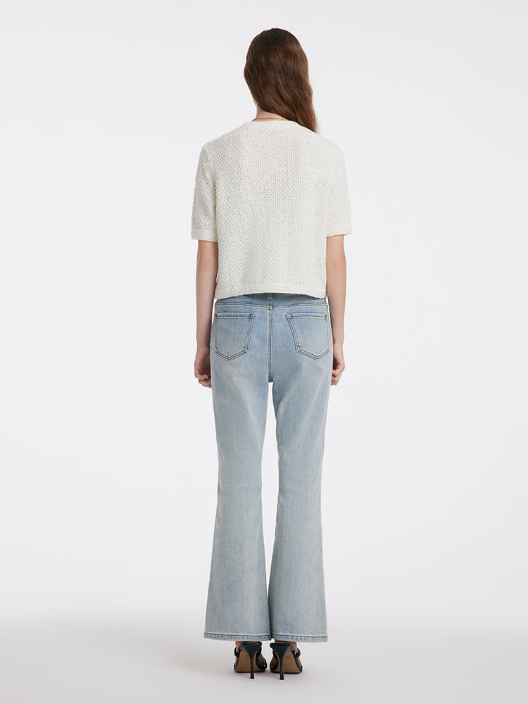 Valmere™ | Round Neck Knitted Women Cardigan
