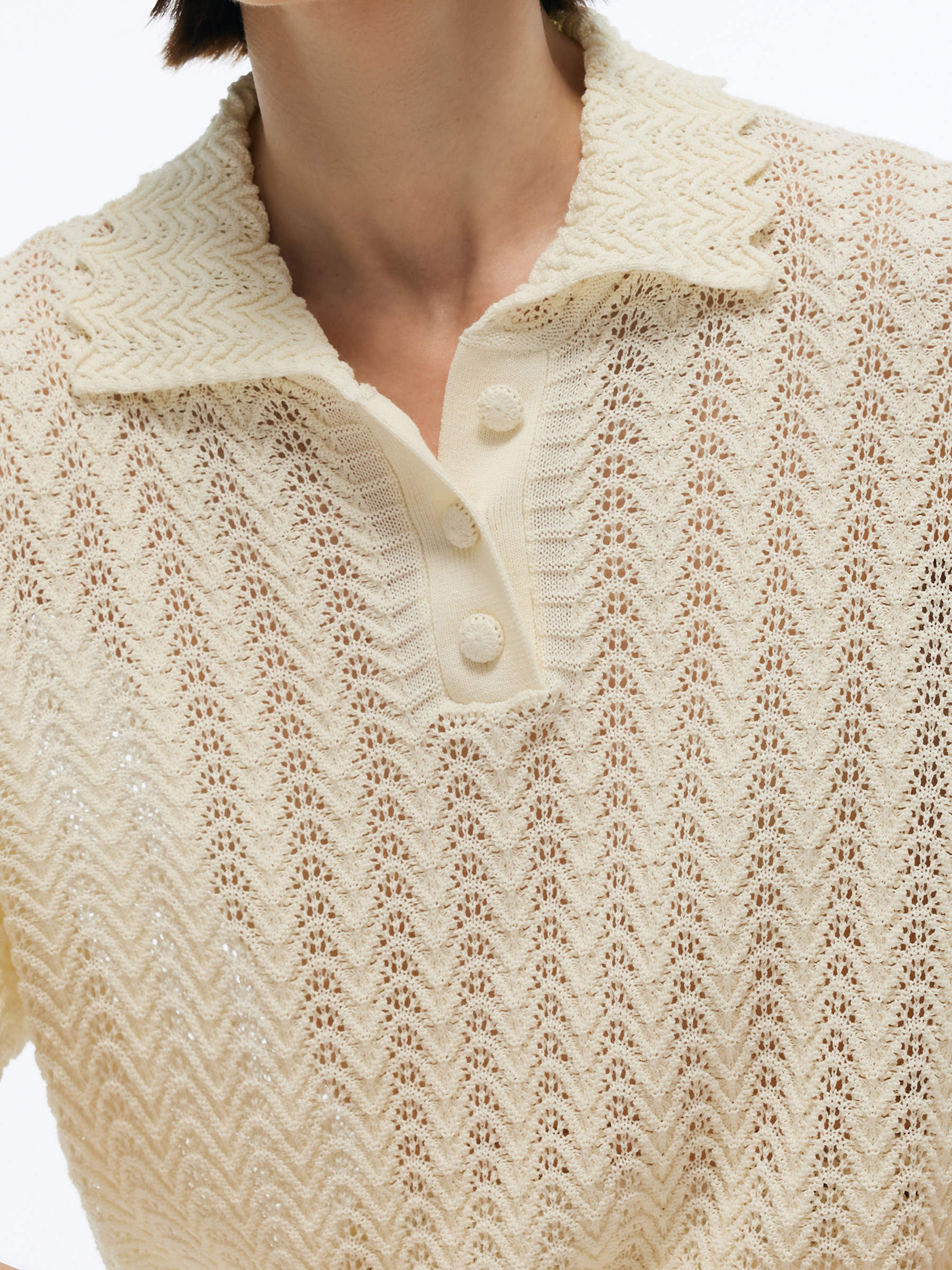 Valmere™ | 100% Cotton Knit Polo Top