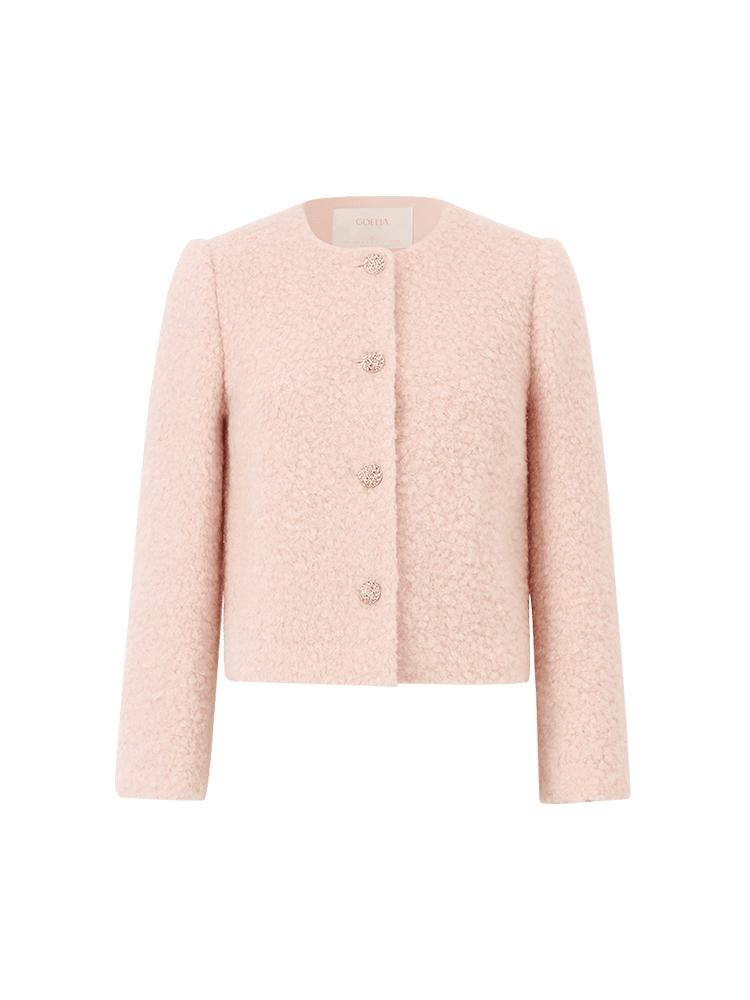 Valmere™ | Wool-Blend Crop Jacket